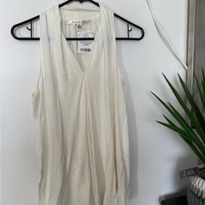 Max Studio Cream Sleeveless Tank Top